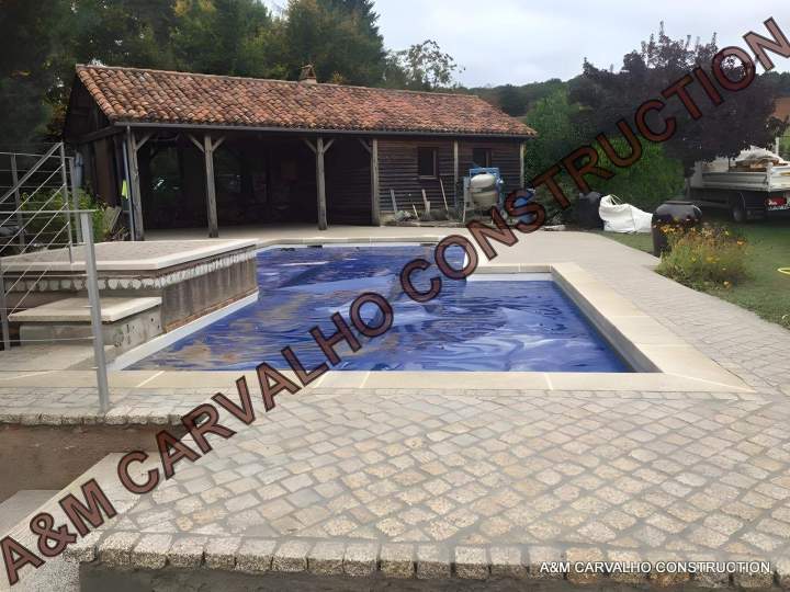 Pavés en granit Bretenoux