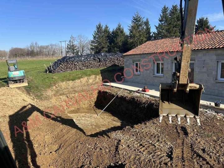 Préparation de terrain et travaux d'assainissement